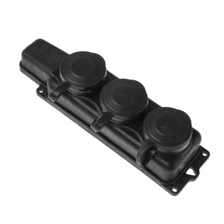 Shtepselic portable "Elect" RP 16-334, three-seater, with salary, sprayed-1