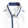 Short -sleeve shirt for Pelican boy, height 122 cm, white color