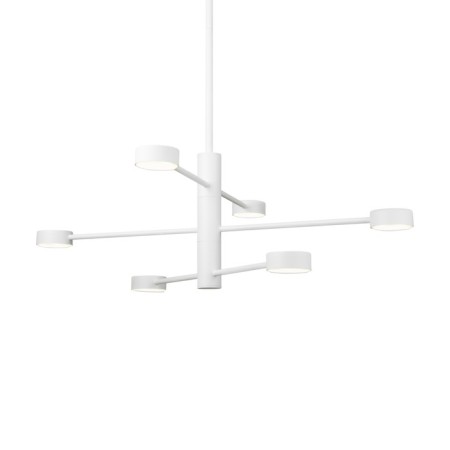 Freya FR5363CL-06W TACTIC, 845x845x865 mm ceiling lamp, GX53, 6x48W, white color-3