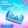 Carnival costume "Beautiful Mermaid": skirt, top, hairpin, height 98-122 cm, blue