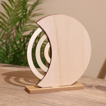 Souvenir Eternal calendar "Home Sweet Home" tree, 18.5x18.5x20 cm-1