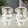 Polystone souvenir "Snow -white angels under an umbrella" 9x4.7x5.5 cm mix