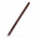 Leather collar on synthetic winterizer, dimensionless, 71 x 3.5 cm, Osh 29-62 cm, brown