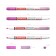 Erichkrause Visioline V-16 Neon+Pastel, 0.6-3.3 mm, bilateral, water-based ink, pink, pink