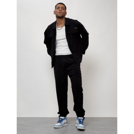 Sports suit men's, size 54, black color-15