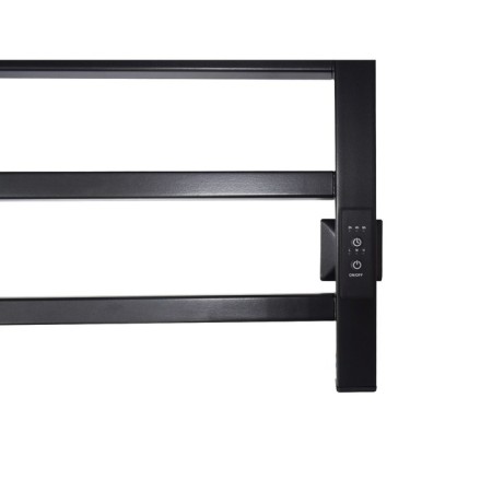 The electric heated towel -sprayer "Sanprise" Quadro P6, 400x600 mm, universal, black-3
