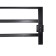 The electric heated towel -sprayer "Sanprise" Quadro P6, 400x600 mm, universal, black