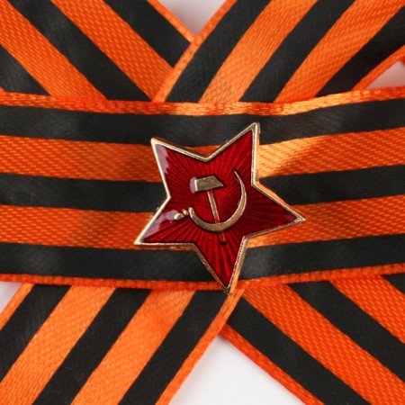 Brooch "Victory", bow with a star-2