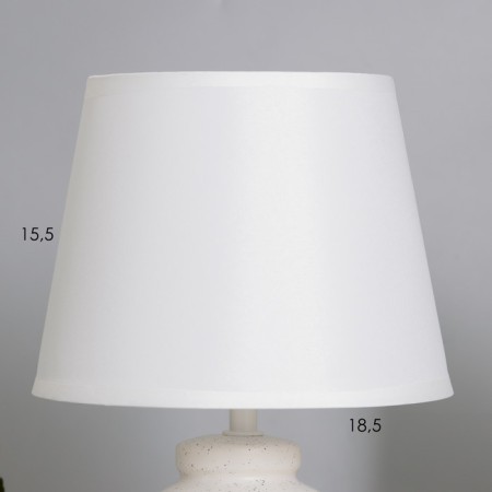 Battle lamp "Lysandra" 1x40W E14 white 19.5x19.5x33.5cm-2