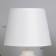 Battle lamp "Lysandra" 1x40W E14 white 19.5x19.5x33.5cm