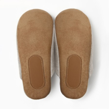 Women's slippers, eco size 38-39, beige color-11