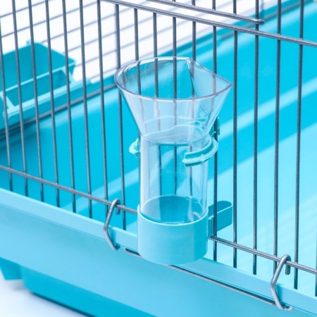 Birds Cell "Piggers" No. 104, collapsible, 1 section, 58 x 40 x 48 cm, turquoise-14