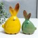 Souvenir Ceramics "Puff Lawhouse" set 2 pcs 12.5x5x7 15.5x6x10 cm