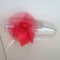 Bows on the handles of a wedding car, 4 pcs., Reds