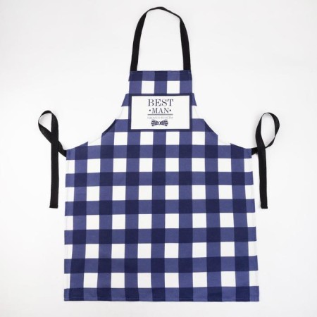 Apron "Dolyana" BEST MAN 70x60 cm, horn, 100% cotton, 160g/m2-2