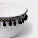 Basket for storage ladled handmade LadOOM "Mokko", 16.5 × 16.5 × 9 cm, white color
