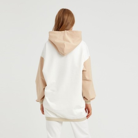Hudy female minku: casual collection beige color/ecru-2