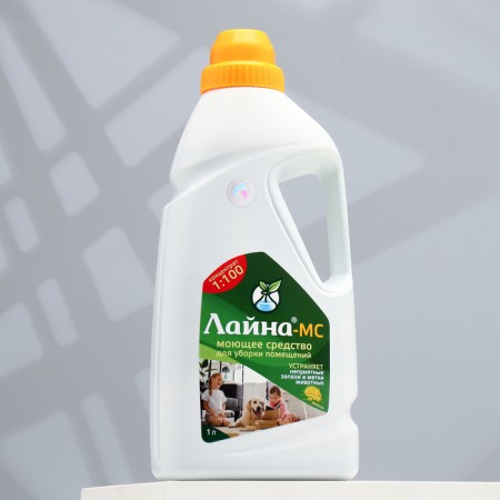 Line concentrate for cleaning rooms with pets, mimosa, 1 liter