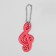 Reflective element "Violin key", 8 × 4 cm, color mix