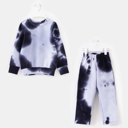 Kidsa (sweatshirt, trousers) minku: Casual Collection Blue color, rr 98-11
