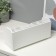 Casket Wood for Jewelry and Cosmetics 2 Boxes White 35x16.5x17 cm