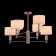 Chandelier Maytoni Mod527PL-06N, 6HE14, 40W, 74x74x49 cm, Nickel color