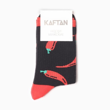 Men's socks "peppers" p. 41-44 (27-29 cm), black-2