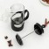 French press Herevin "Arabica", 1 l, black color