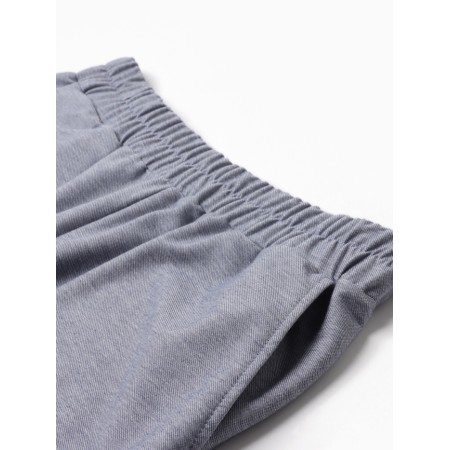 Men's shorts Minaku: Basic Line Man Blue color, size 52-5