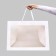 Gift package with a window, white, 60 x 45 x 35 cm