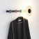 Wall lamp Mantra Venus, Led, 490lm, 3000k, 637x30x225 mm, black color
