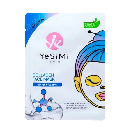 YESIMI fabric mask with collagen, 25 ml