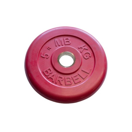 Rubbed disk d = 31 mm color 5 kg, red color