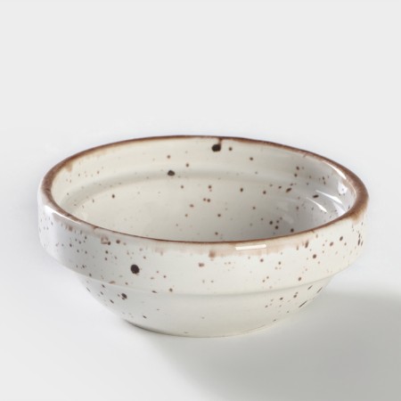 Porcelain sauce punto bianca, 50 ml, D = 7.5 cm