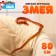 Soft toy "Snake", 19 cm/80 cm, brown color