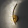 Bra "Wing" LED 12W 3000-6000k gold 40x12x10cm