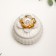 Coramics Coramics "White Lilia with Gold" 7x8x8 cm