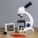 Microscope, increase in an increase in 450x, 200x, 80s, with backlight, white