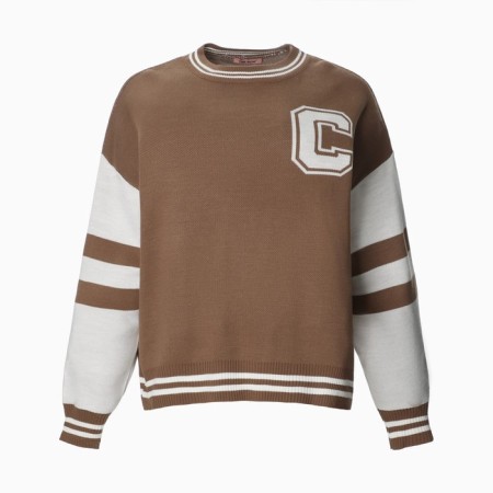 Jumper female, brown color, size One size (42-44)