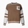 Jumper female, brown color, size One size (42-44)