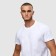 T -shirt male, white color/print mix, size m