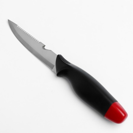 Tourist knife "Ural" 25cm, blade 105mm/1.8mm, red-1