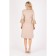 Female dress, size 52, beige color