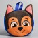 Baby plug backpack, 18.5 cm x 5 cm x 22 cm "Gonchik", puppy patrol