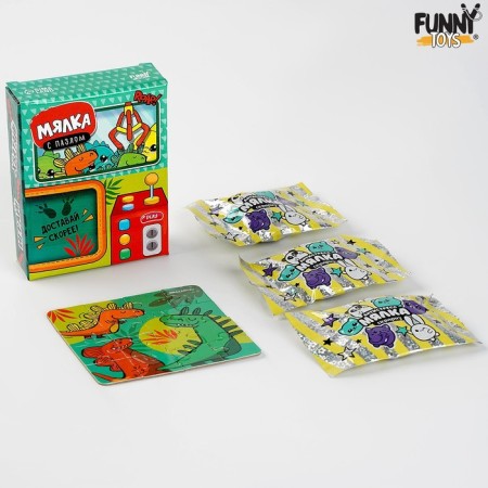 Anthistress label with a puzzle "dinosaurus"-2