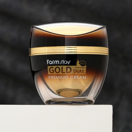 Farmstay premium face cream, with gold and mucin of snails, 50 ml-4