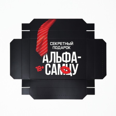 Gift folding box, packaging, Alfa-Samsu, 21 x 15 x 7 cm-5