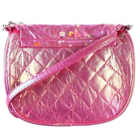 Children's bag on the valve, 6x12x16 cm, adjustable belt, pink mix-6