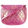 Children's bag on the valve, 6x12x16 cm, adjustable belt, pink mix