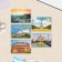 Pocket calendar "World attractions" 2025, 7x10 cm, mix